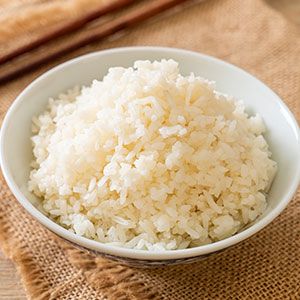 white rice sustainably produced