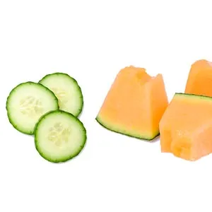 cucumber and melon