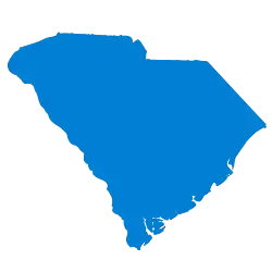 South Carolina map