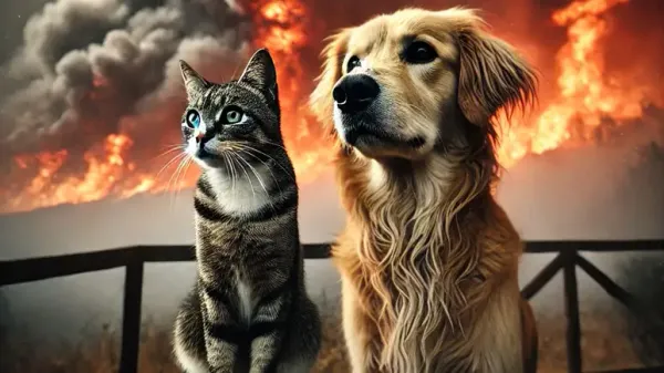 pet safety wildfires